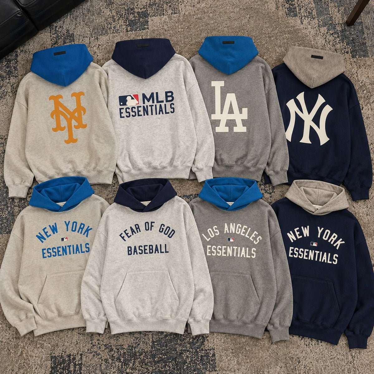 Essentials MLB Hoodies Pick Your Baseball Code - AFewVibe