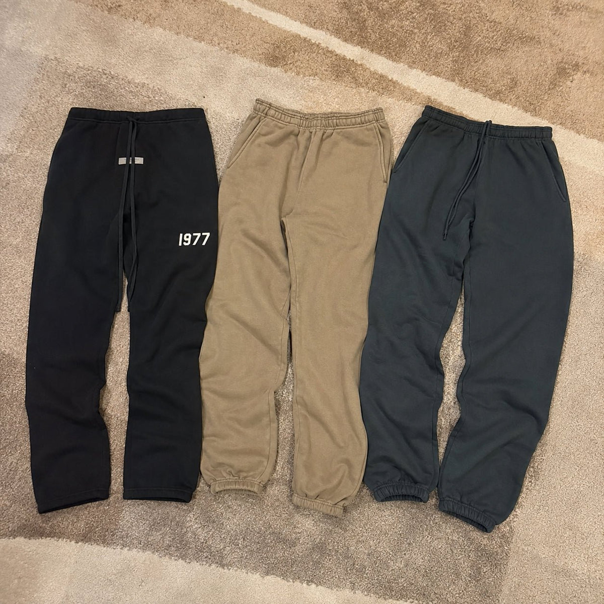 Fear of God Essentials and Entire Studios Sweatpants Comparison - AFewVibe