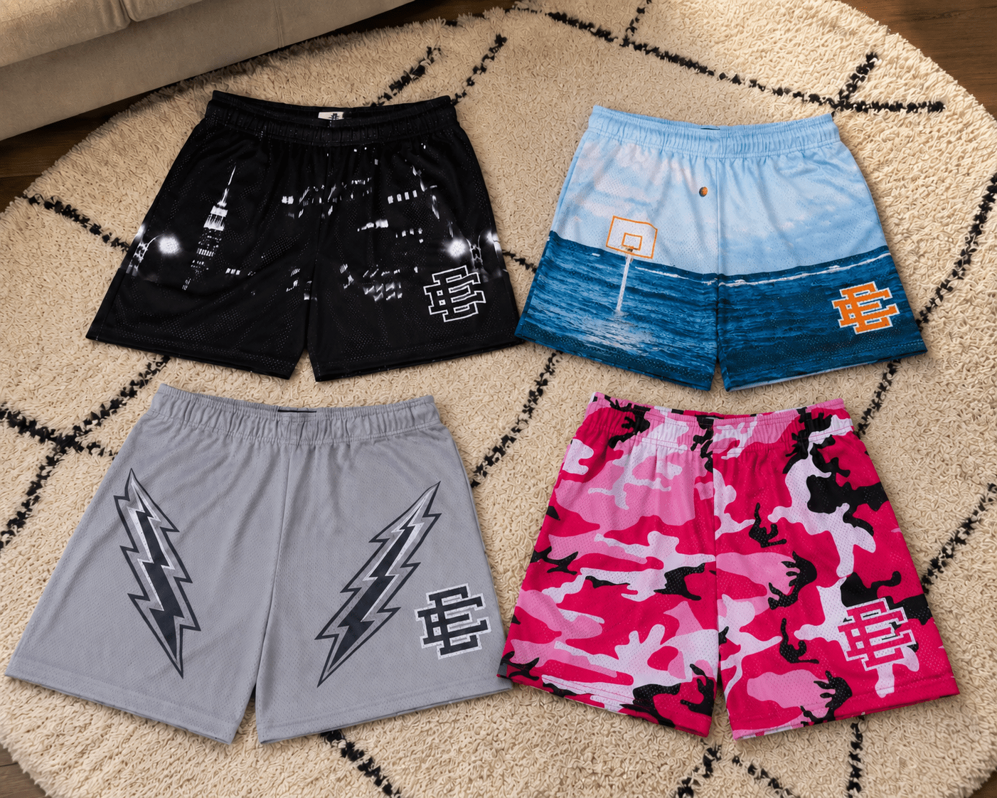 Four Eric Emanuel Shorts Compared by Outfit Impact - AFewVibe