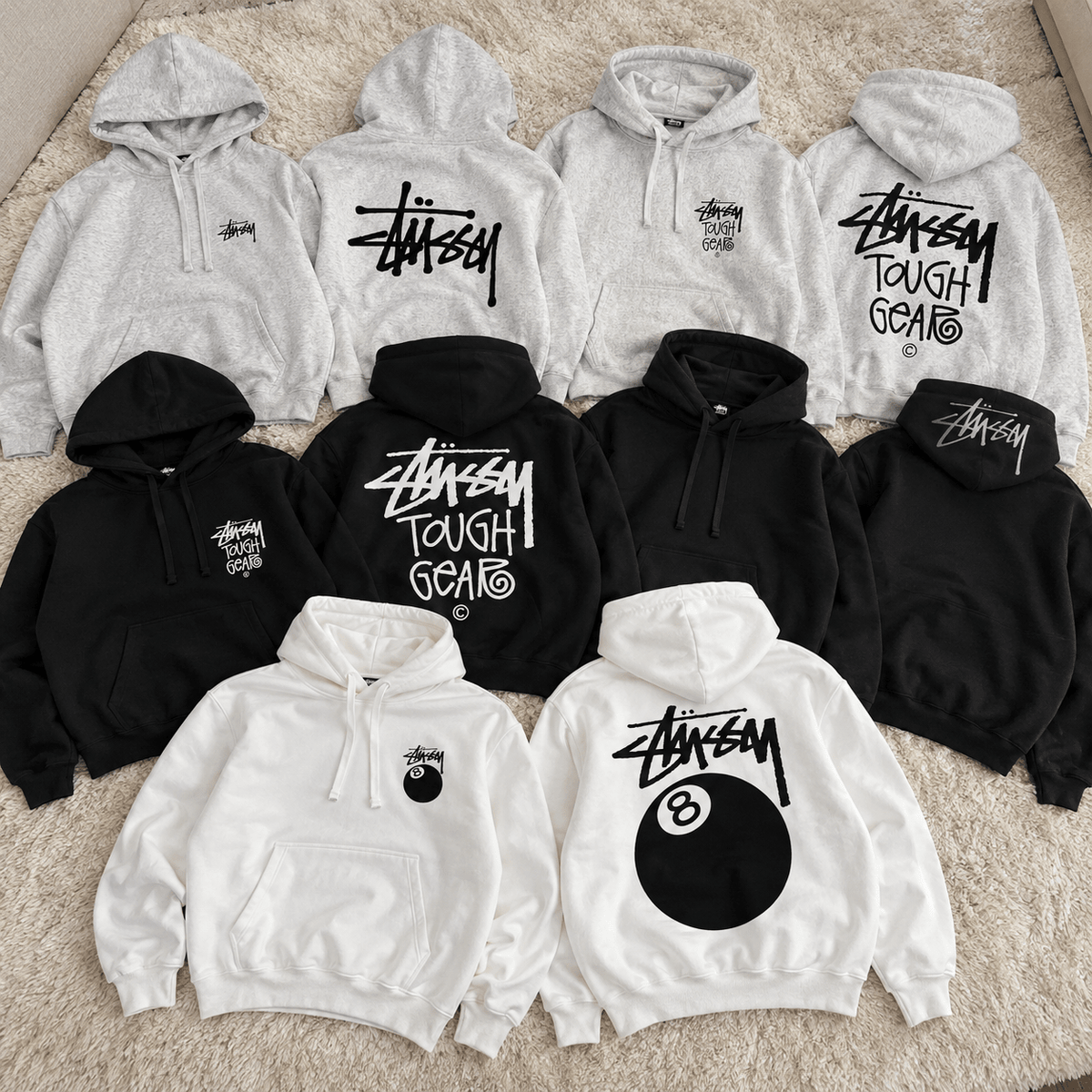 How Five Stussy Hoodies Shift the Graphic Focus - AFewVibe