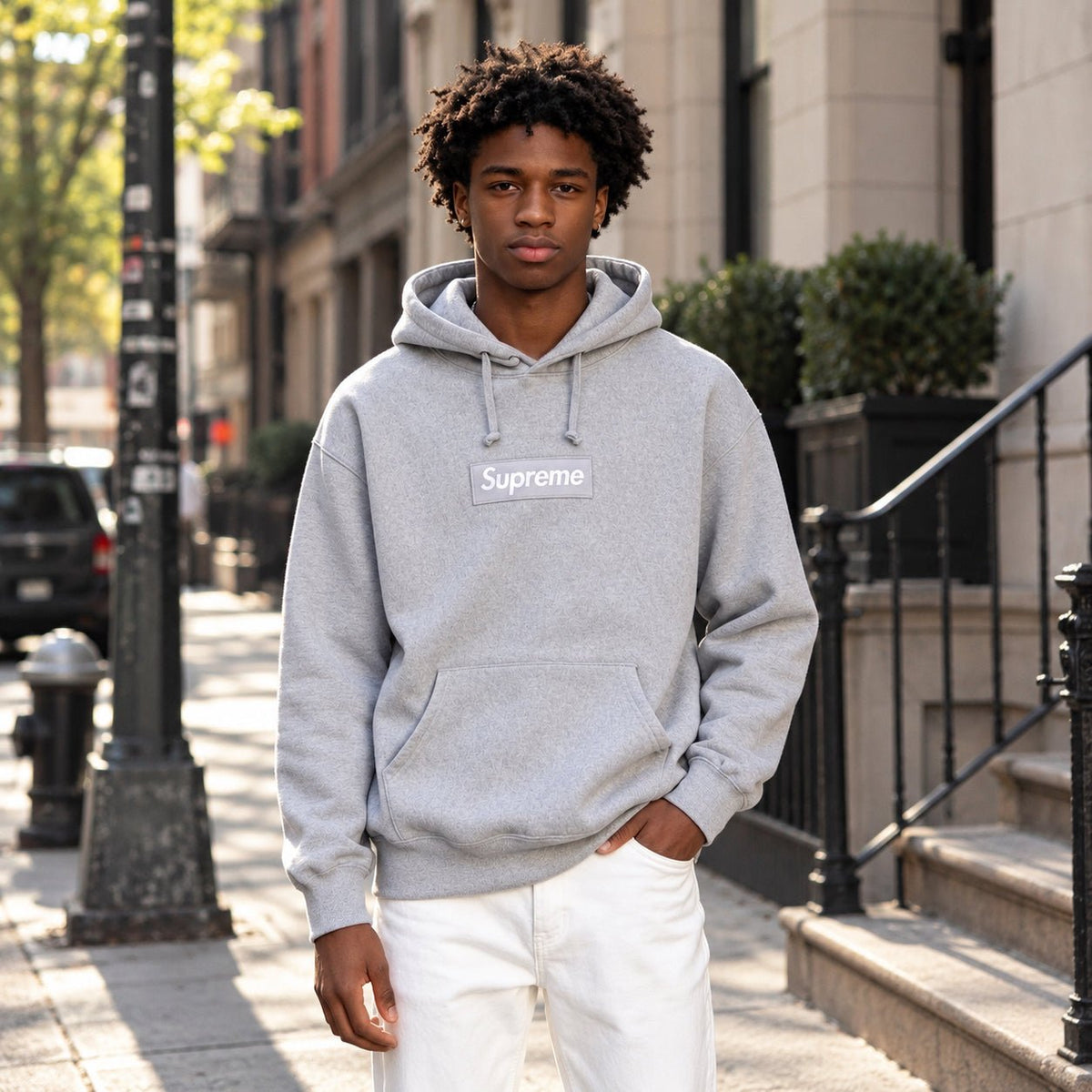 How the Supreme FW24 Box Logo Hoodie Builds Its Shape - AFewVibe