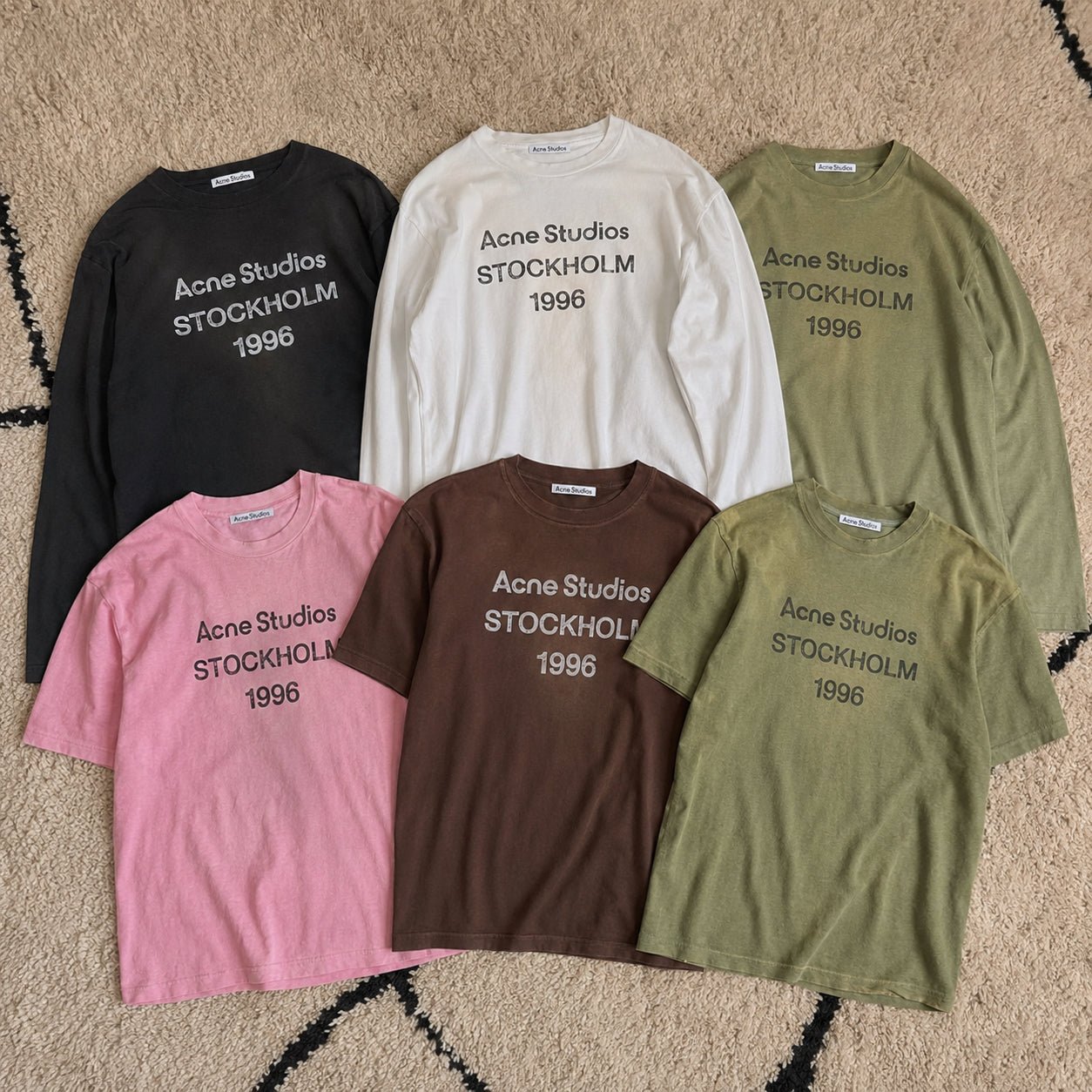 Six Acne Studios Tees by Color and Layering - AFewVibe