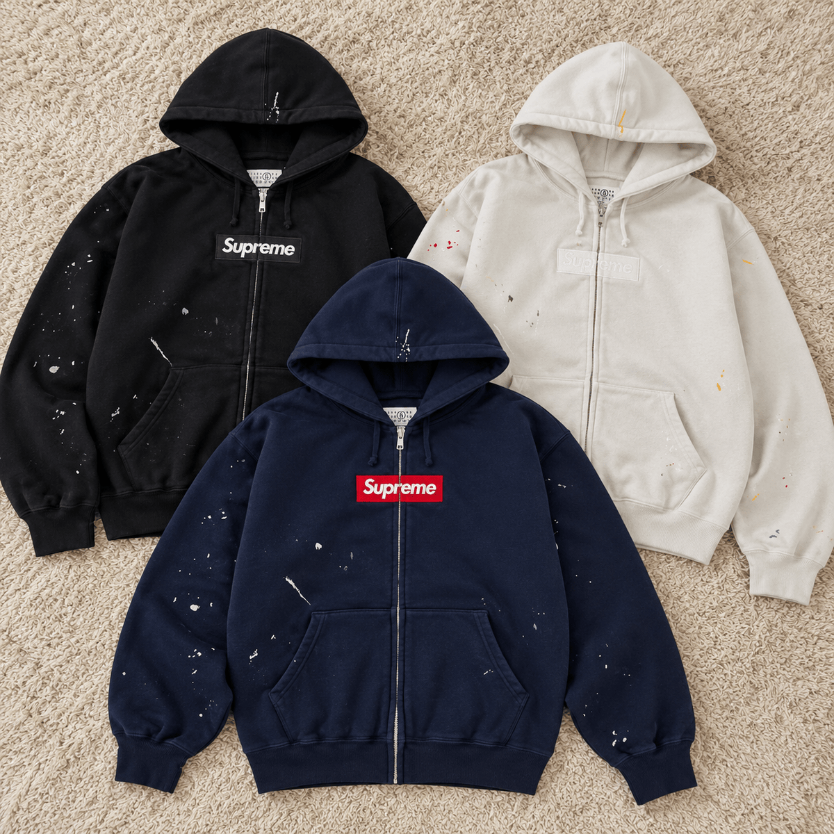 Supreme MM6 Box Logo Zip A Limited Moment - AFewVibe