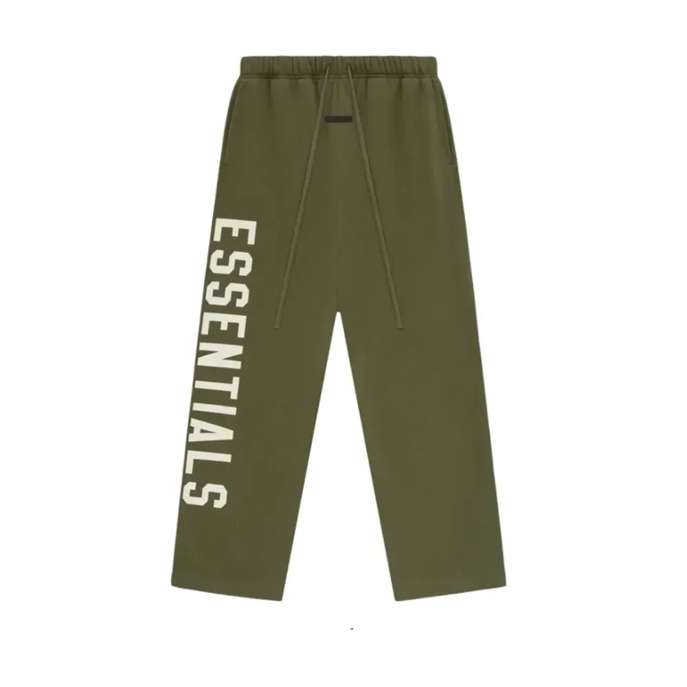 Fear of God Essentials Fleece Relaxed Sweatpant Military - AFV Clothes