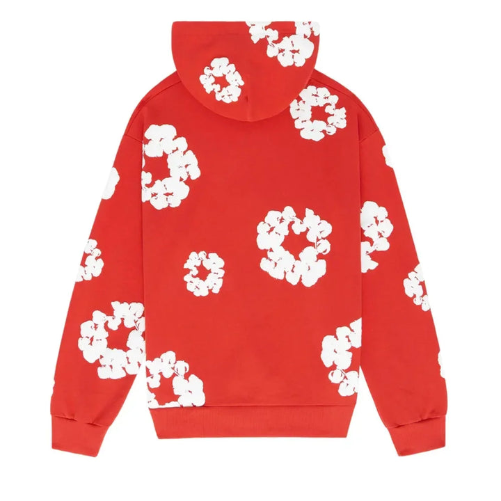 Denim Tears The Cotton Wreath Sweatshirt Red - AFV Clothes