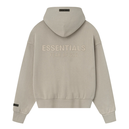 Fear of God Essentials Classic Full Zip Hoodie Timber