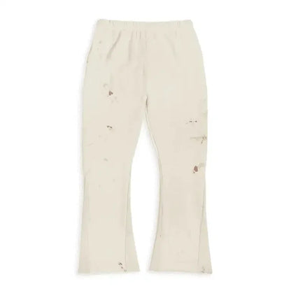 Gallery Dept. GD Painted Flare Sweatpant White - AFV Clothes