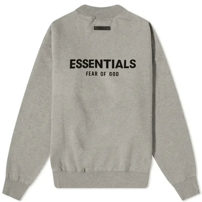Fear of God Essentials SS22 Core Collection Crewneck Dark Oatmeal - AFV Clothes