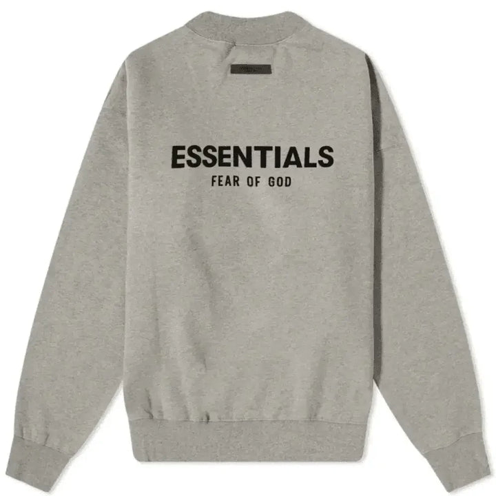 Fear of God Essentials SS22 Core Collection Crewneck Dark Oatmeal - AFV Clothes