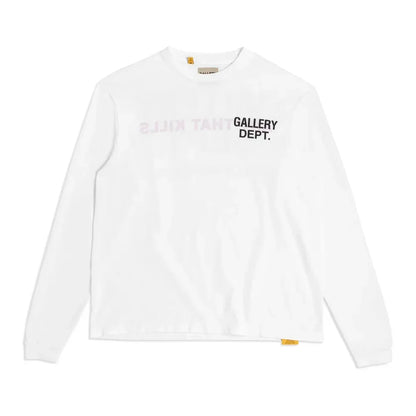 Gallery Dept. Art That Kills Reversible L/S Tee White - AFV Clothes