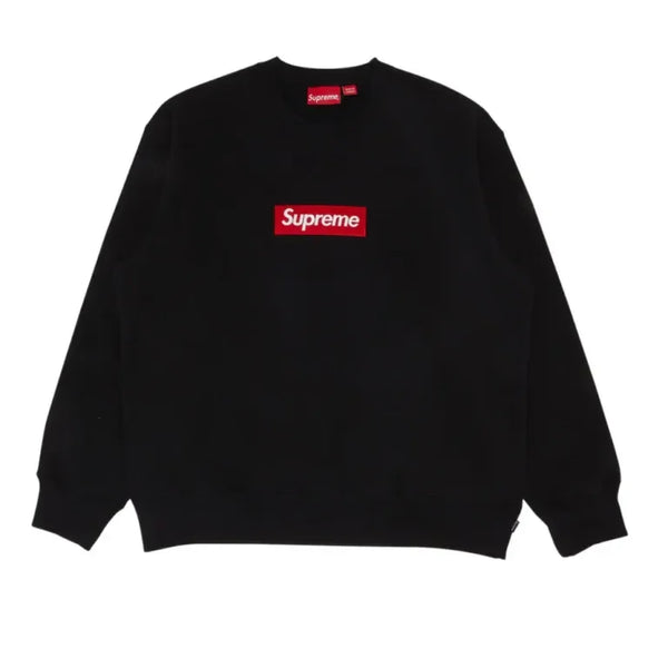 Supreme Box Logo Crewneck Black - AFV Clothes