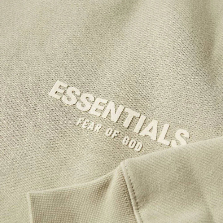 Fear of God Essentials Logo Hoodie Seafoam - AFV Clothes