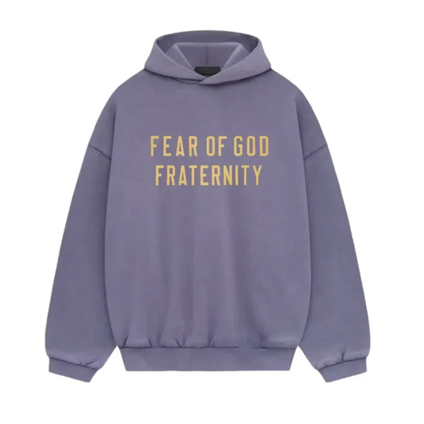 Fear of God Essentials Heavy Fleece Hoodie Lavender - AFV Clothes