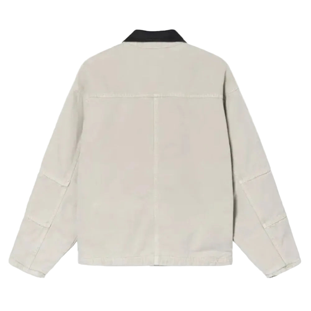 Stussy Washed Canvas Shop Jacket Bone