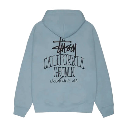 Stussy Cali Grown Zip Hoodie Slate