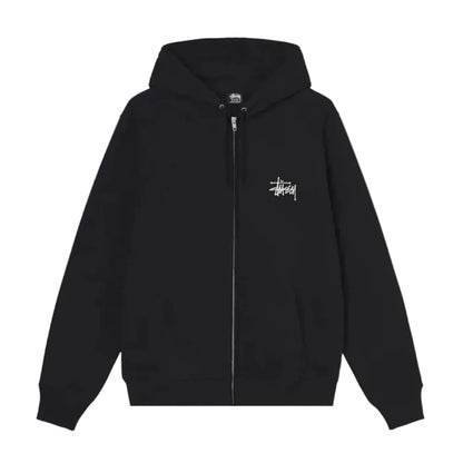 Stussy Basic Zip Hood Black