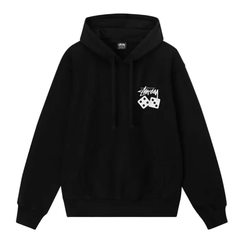 Stussy Dice Pigment Dyed Hoodie Black