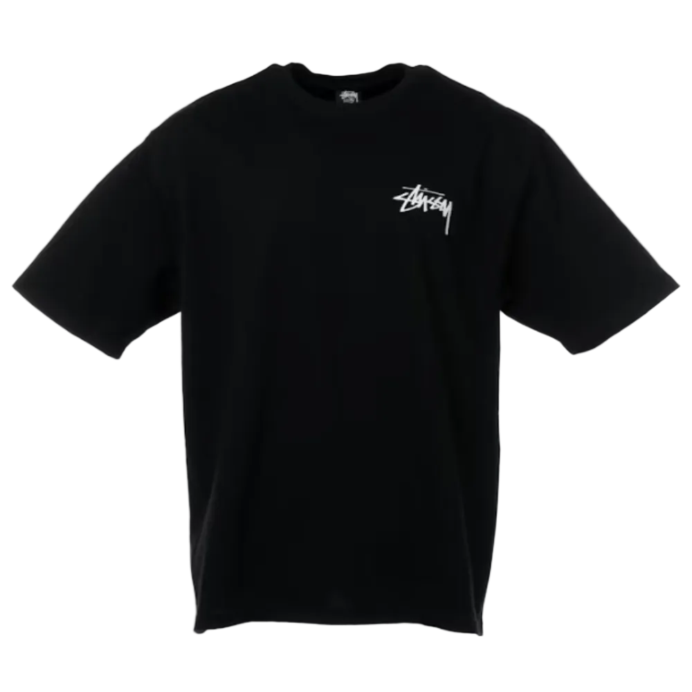 Stussy Fuzzy Dice Tee Black