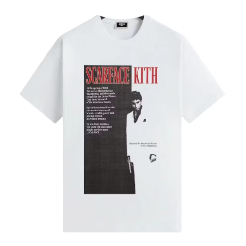 Kith x Scarface Film Poster Vintage Tee White