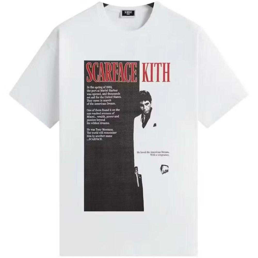 Kith x Scarface Film Poster Vintage Tee White