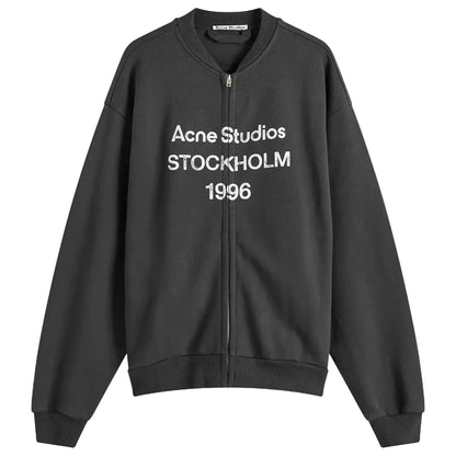 Acne Studios Zip Up 1996 Sweatshirt Black
