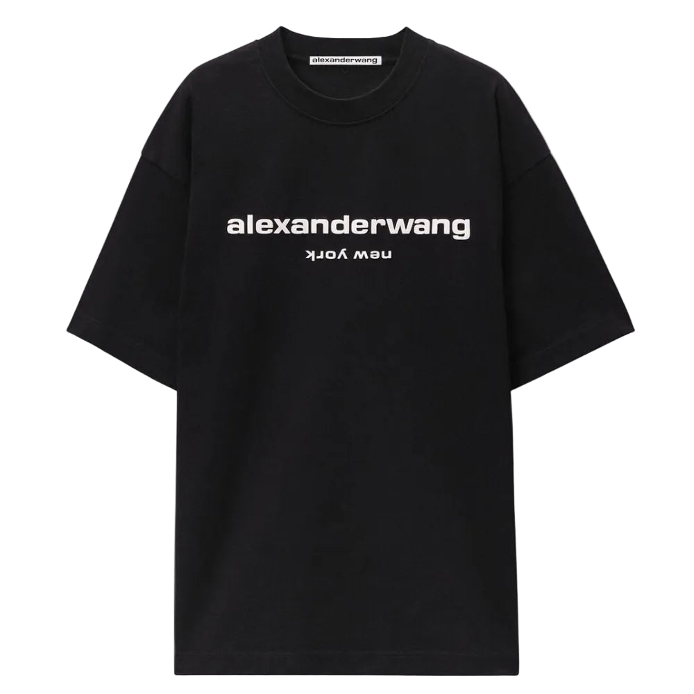 Alexander Wang Puff Logo Tee Black