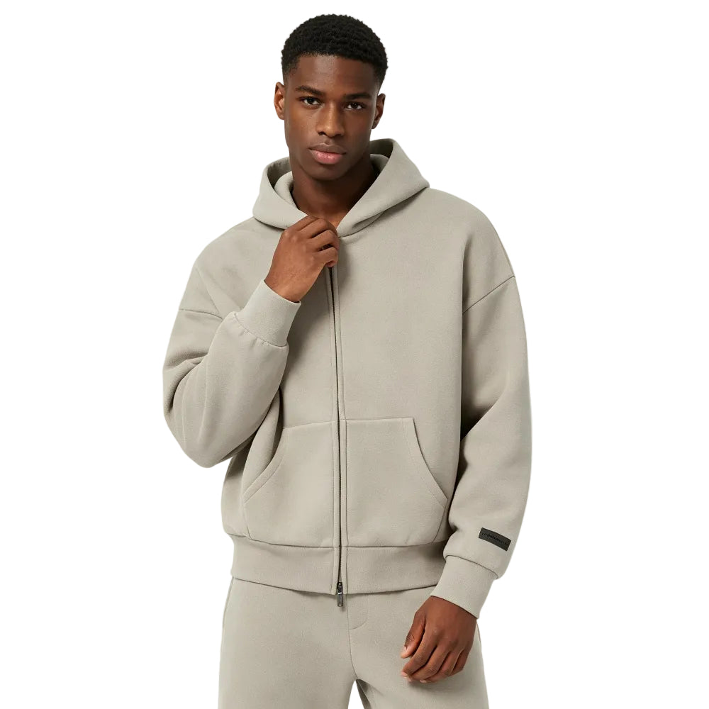Fear of God Essentials Classic Full Zip Hoodie Timber