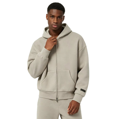 Fear of God Essentials Classic Full Zip Hoodie Timber