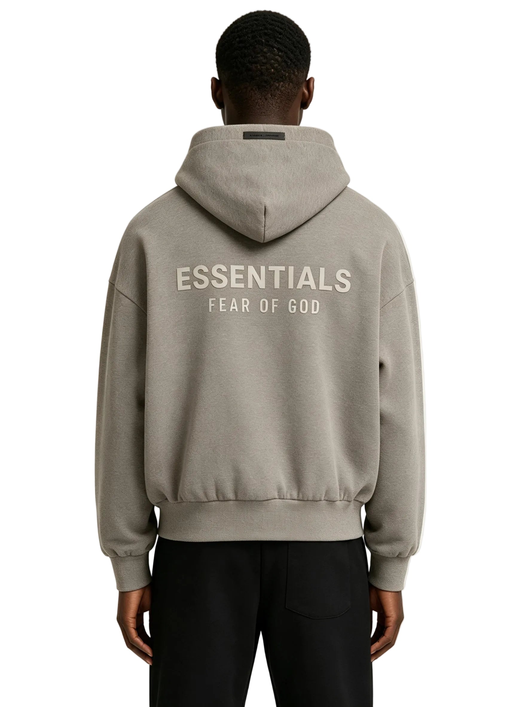 Fear of God Essentials Classic Fit Fleece Hoodie Homestead Heather