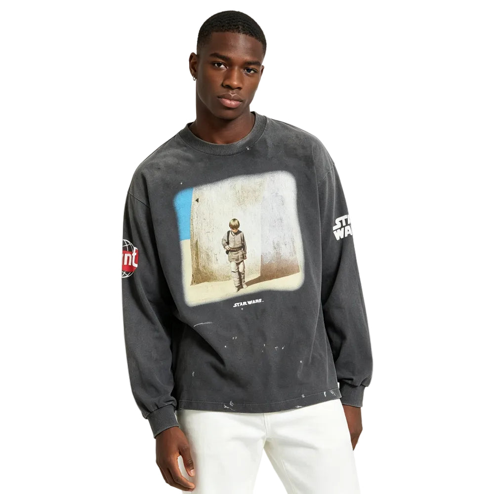 SAINT Mxxxxxx STAR WARS LS TEE /DARTHVADER BLACK – AFV Clothes
