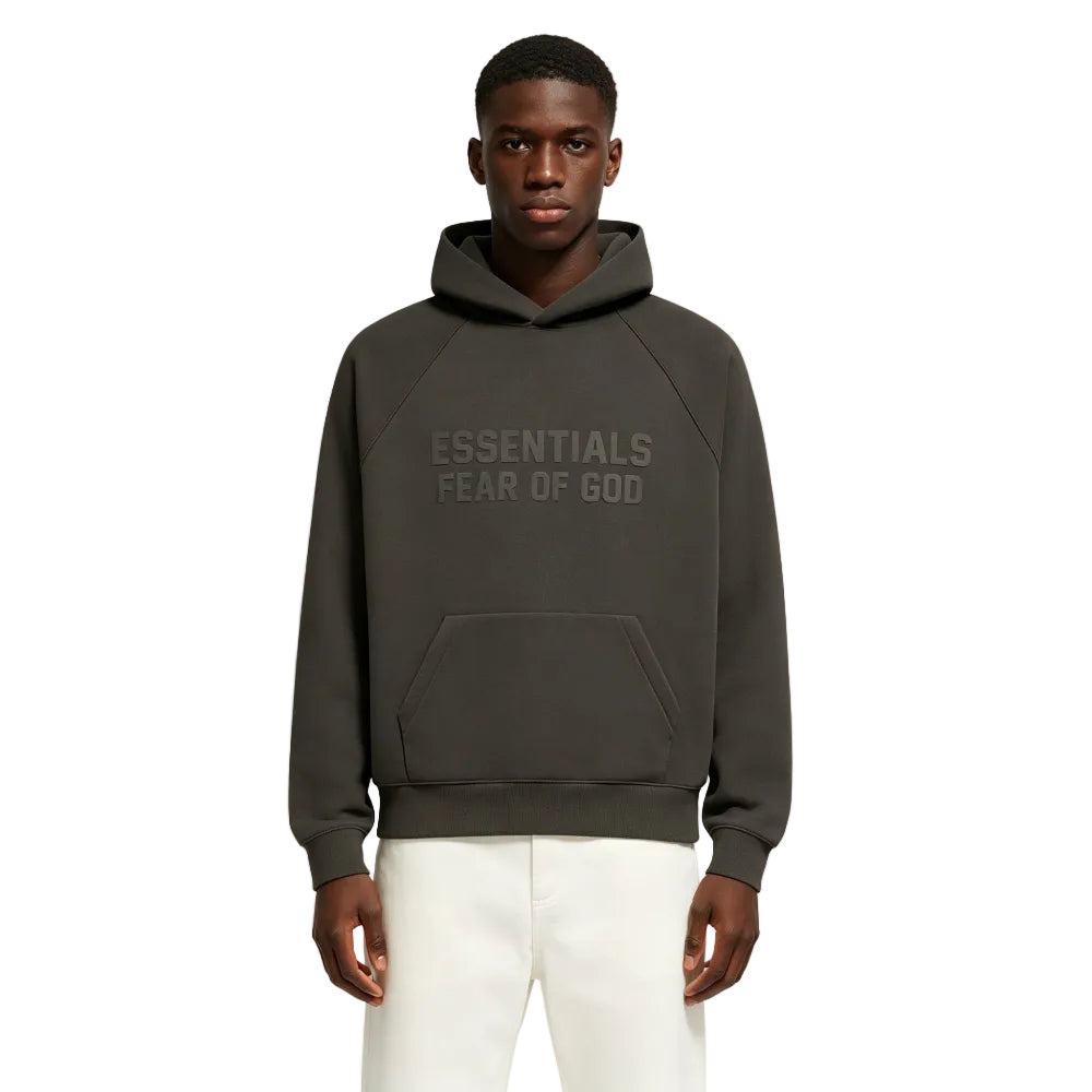 Fear of God Essentials Hoodie Off Black