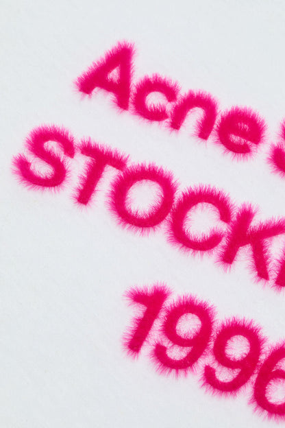 Acne Studios LOGO TSHIRT RELAXED FIT Off white
