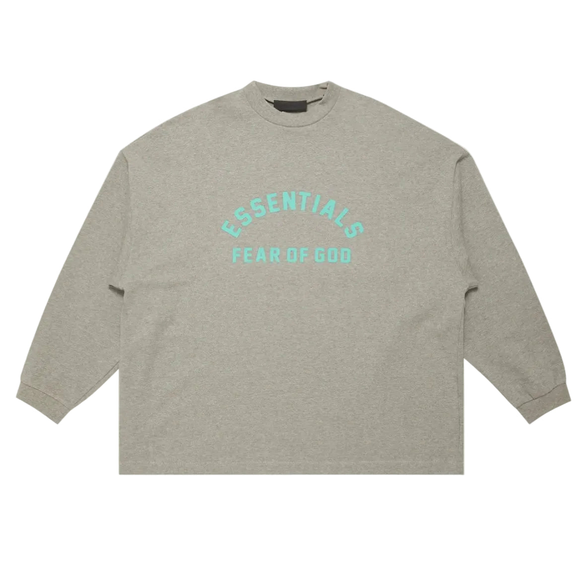 Fear of God Essentials Long Sleeve TShirt Dark Heather Oatmeal