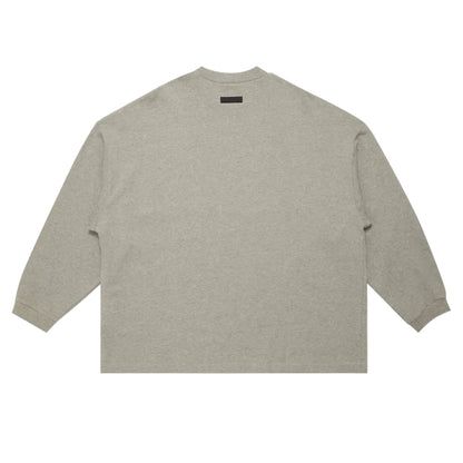 Fear of God Essentials Long Sleeve TShirt Dark Heather Oatmeal
