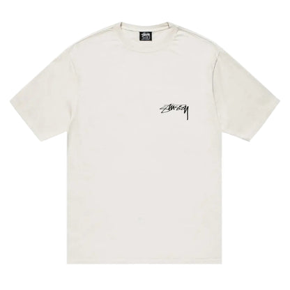 Stussy Arachnid Pigment Dyed Tee Natural