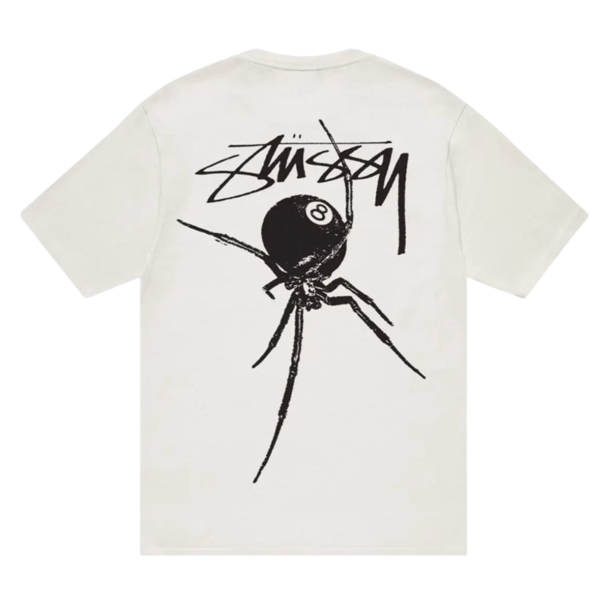 Stussy Arachnid Pigment Dyed Tee Natural