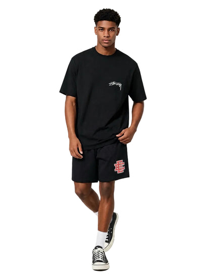 Eric Emanuel Men's Glitter Valentine's Basic Shorts Black
