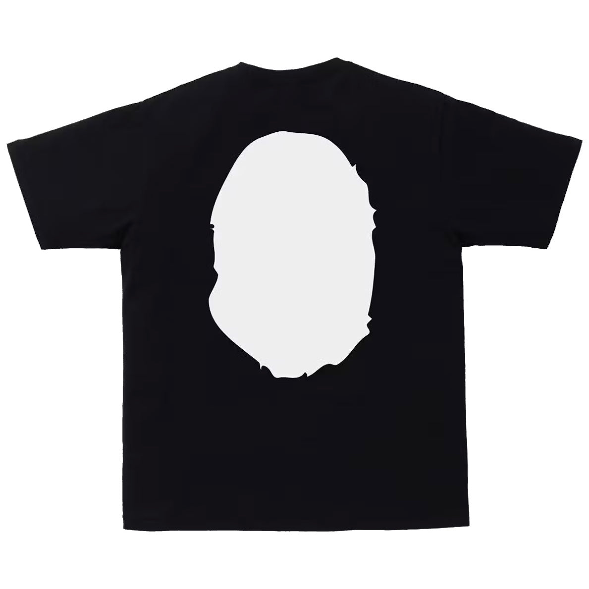 Bape Bicolor Big Ape Head Tee FW21 SS22 FW22 Black