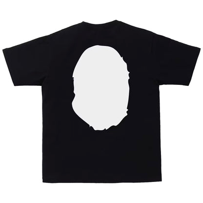 Bape Bicolor Big Ape Head Tee FW21 SS22 FW22 Black
