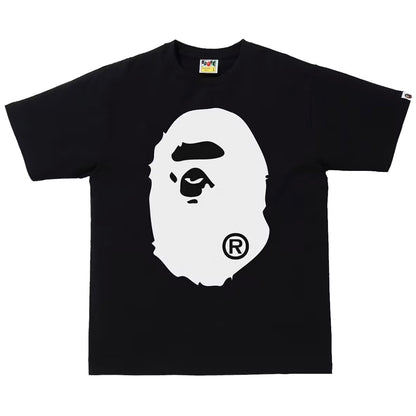 Bape Bicolor Big Ape Head Tee FW21 SS22 FW22 Black