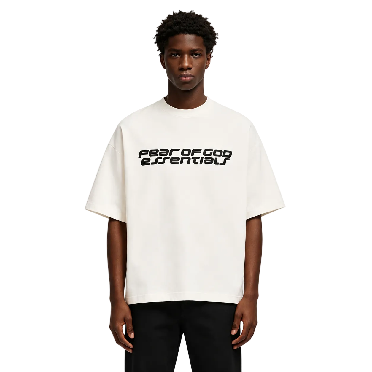 Fear of God Essentials 90s Short Sleeve Tee Ivory