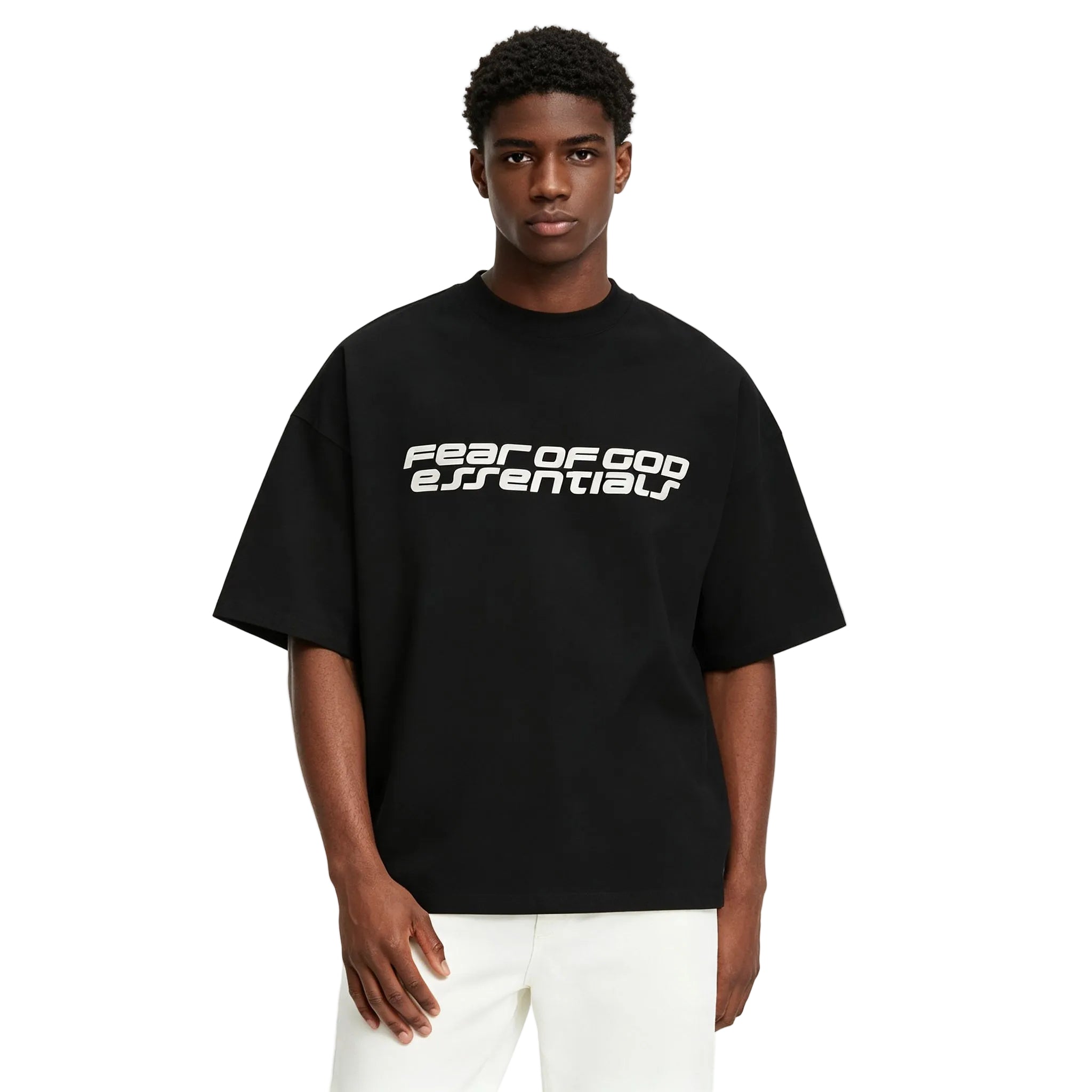 Fear of God Essentials 90s Short Sleeve Tee Vintage Black