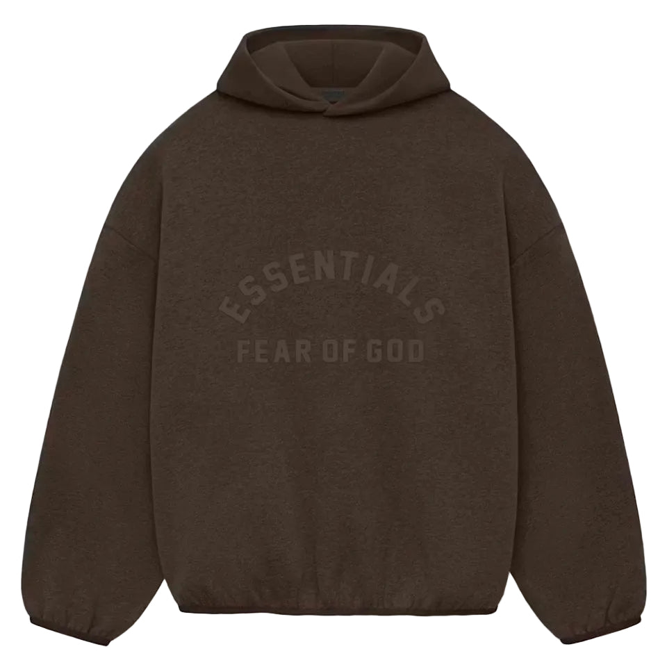 Fear of God Essentials Nylon Fleece Hoodie Heather Wood