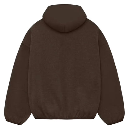 Fear of God Essentials Nylon Fleece Hoodie Heather Wood