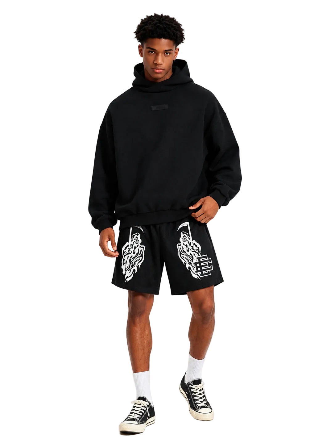 Eric Emanuel x Warren Lotas Short Black White