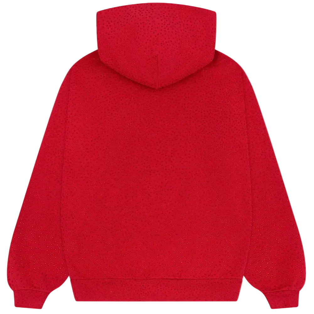 Sp5der VVS Hoodie Red back product view