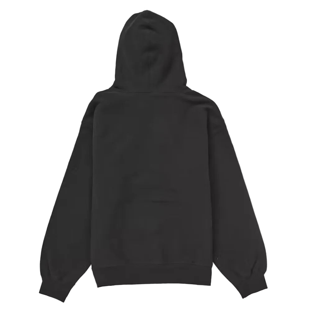 Supreme Box Logo Hooded Sweatshirt FW24 Black back product view
