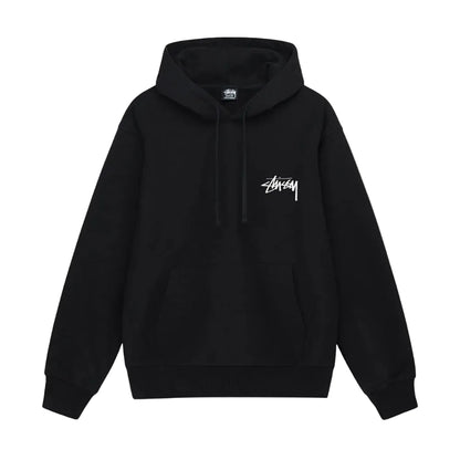 Stussy Diced Out Hoodie Black front product view