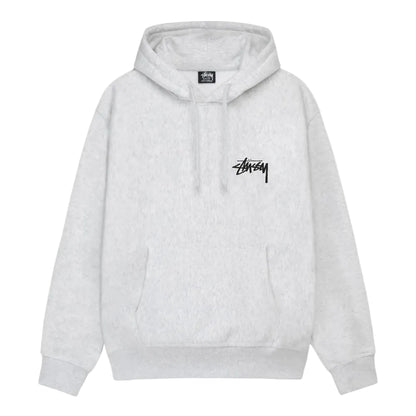 Stussy Cherries Hoodie Ash Heather front product view