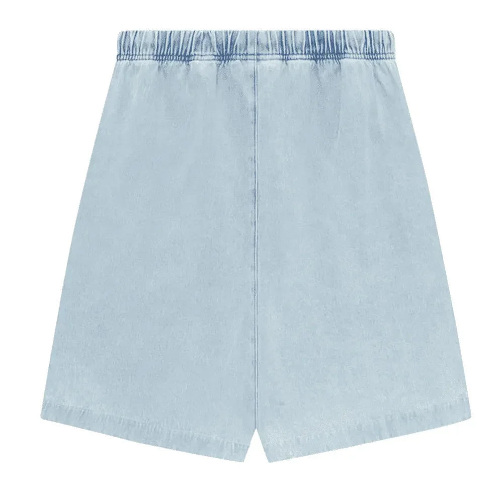Fear of God Essentials Relaxed Short Light Washed Denim - AFV Clothes